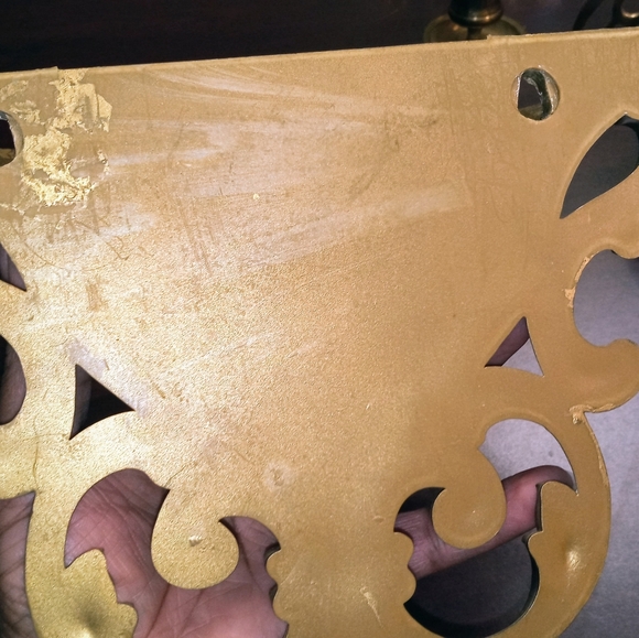 Gorgeous Ornate Grecian Style Wall Sconce Planter - Picture 7 of 8